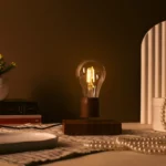 Magnetic Levitating Floating Wireless LED Bulb Desk Lamp