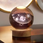 Decorative Moonlight 3d Crystal Ball Night Light ( pack of two )